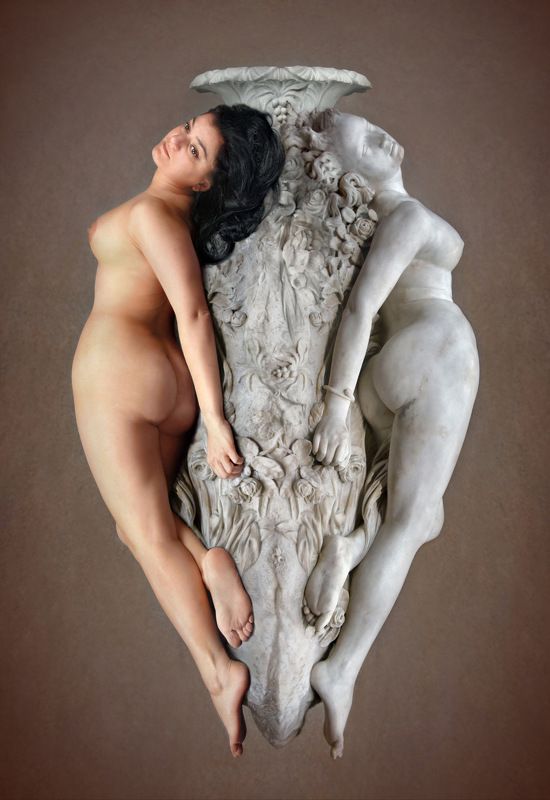 marble, stone, sculpture, art, museum, model, posing, nude, collage, orsay, paris, live, statue Мрамор XIVphoto preview