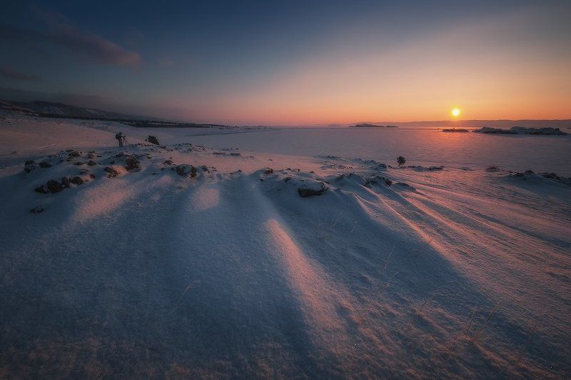 байкал Рассвет на мысе Хадарта...photo preview