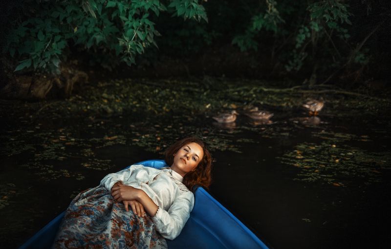 Портрет девушка, Река широкий угол, Тамрон, Широкий угол ***** фото превью