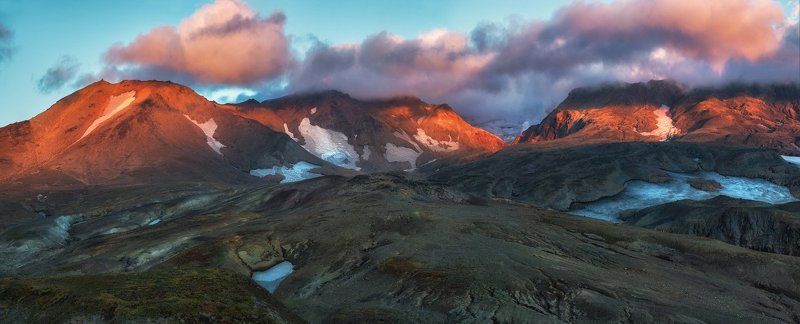 Камчатка, Мутновский вулкан Вулкан Мутновский и окрестности.photo preview