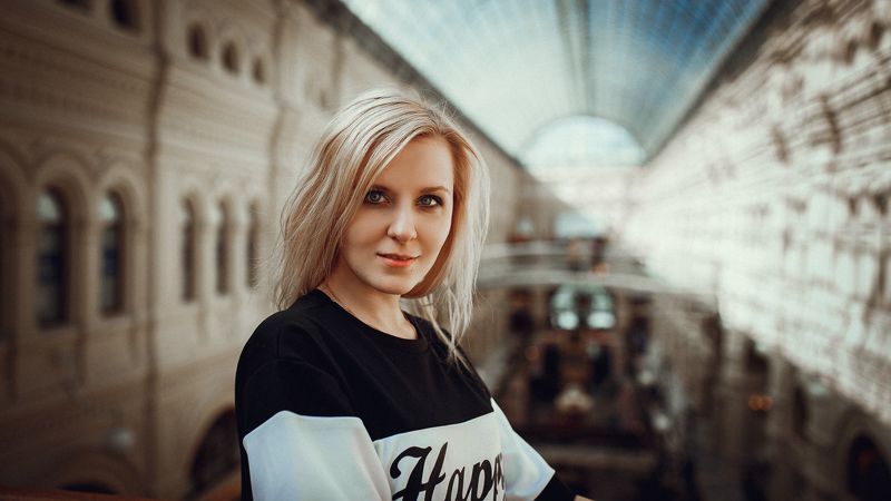 портрет, девушка, ГУМphoto preview