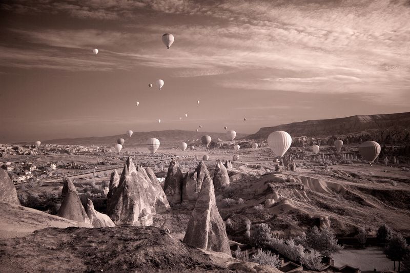 ir,infrared,cappadocia,travel.landscape, Cappadocia 15photo preview