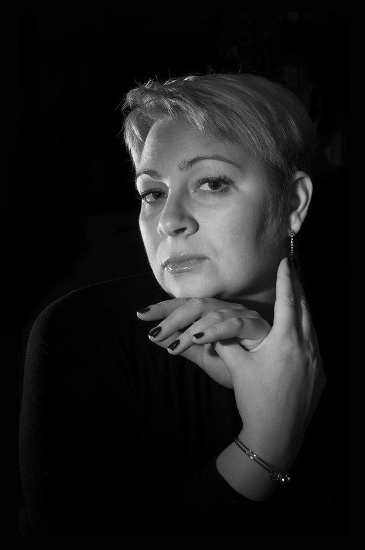 Низкий ключ, женский портрет в низком ключе, Jazzillinni, Александр Никитин, ...photo preview