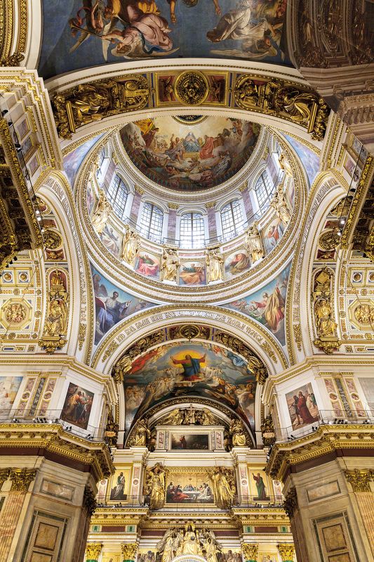 spring, russia, snow, спб, весна, снег, city, sky, небо, город, архитектура, интерьер Исаакиевский соборphoto preview