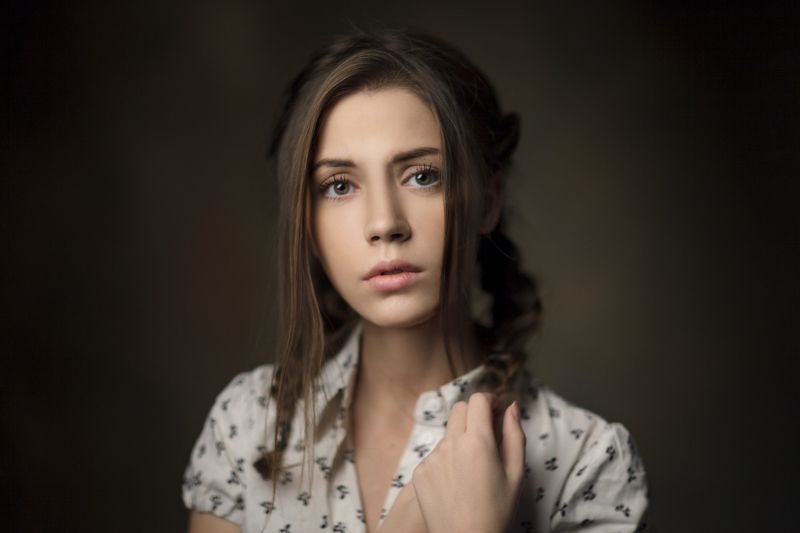 девушка, 2017, портрет, portrait, глаза, прическа, pretty Xeniaphoto preview