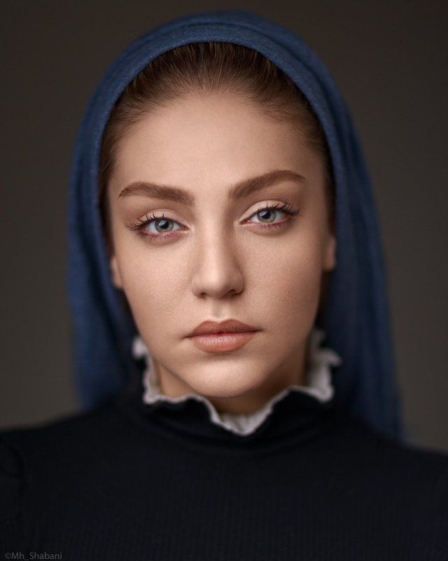 portrait, beauty, headshot, studio, lighting, profoto, canon, face, model, eyes, Baharphoto preview