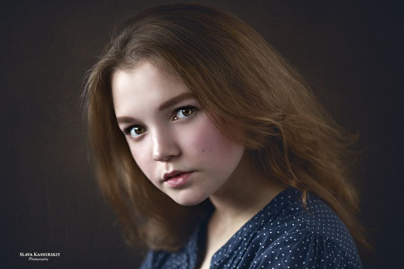 портрет, девушка, хедшот Сашаphoto preview