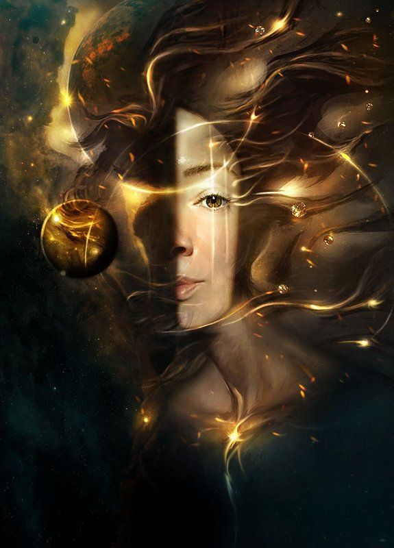 портрет, селфи, компьютерное искусство. Автопортрет.photo preview