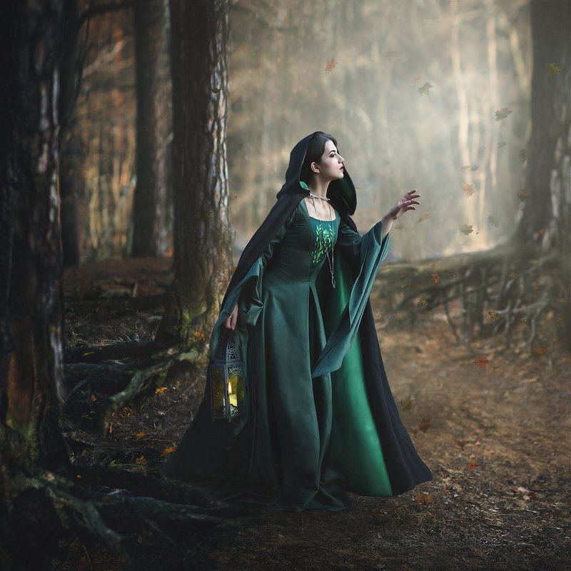 medieval girl portrait light Into the lightphoto preview