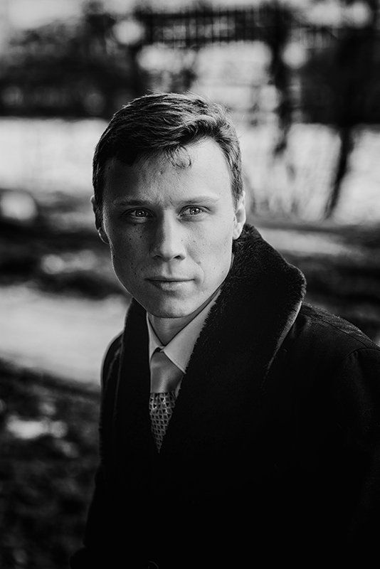 мужчина, портрет, улица, весна, лицо, Антонphoto preview