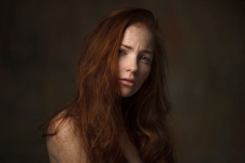 девушка, 2017, портрет, portrait, глаза, прическа, pretty, рыжая Oksanaphoto preview