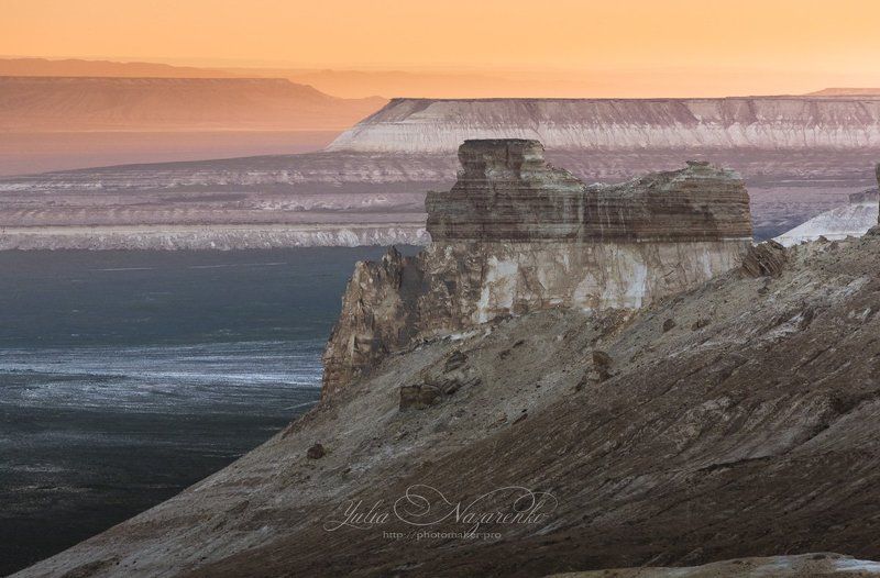 пейзаж, горы, рассвет, закат, Казахстан, Мангистау, Мангышлак, landscape, mountains, Kazakhstan, Mangistau Рассвет / Sunrisephoto preview