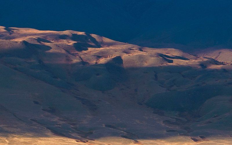 горы, склоны, вечер, свет, тень, курай, курайский хребет, горный алтай, республика алтай Pro световые трансформации - Триптихphoto preview