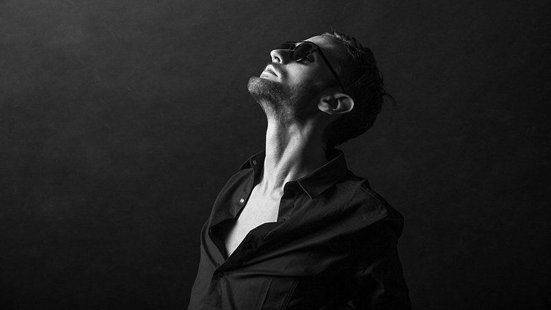 портрет, мужской портрет, чб, студийный портрет V E R G I Lphoto preview