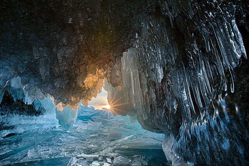 Байкал, лед, Ольхон Ледяные гротыphoto preview