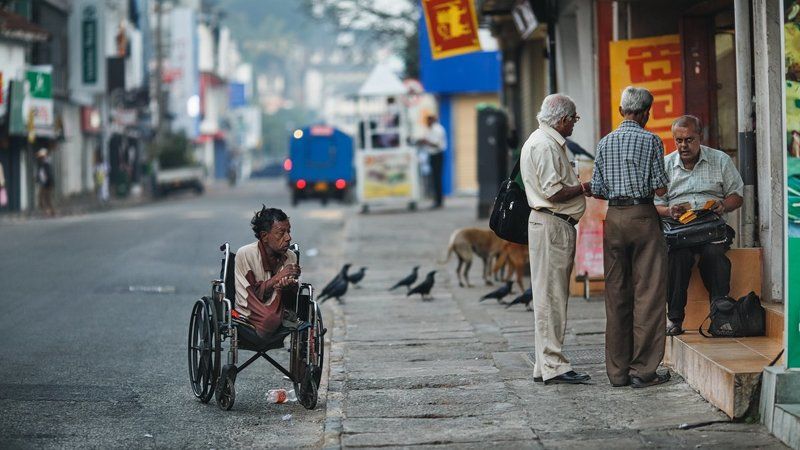 шри-ланка, канди, утро, лотерея Лотерейный билет.photo preview