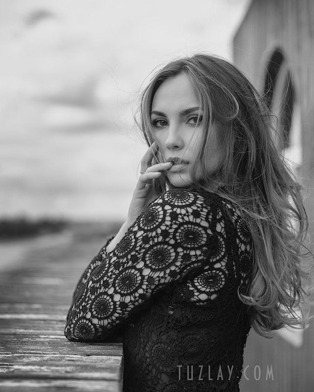 портрет, b&w, девушка Nataliephoto preview