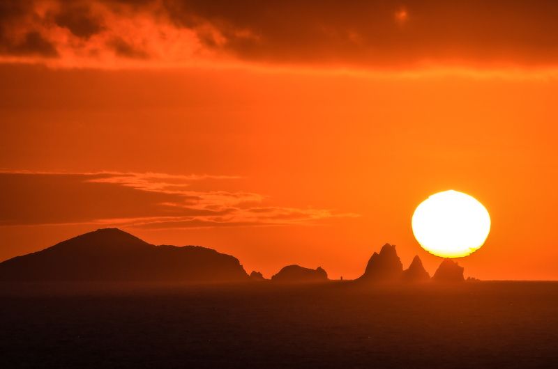 Рассвет, солнце, море, острова,Приморье, Приморский край Рассвет над архипелагом Римского-Корсаковаphoto preview