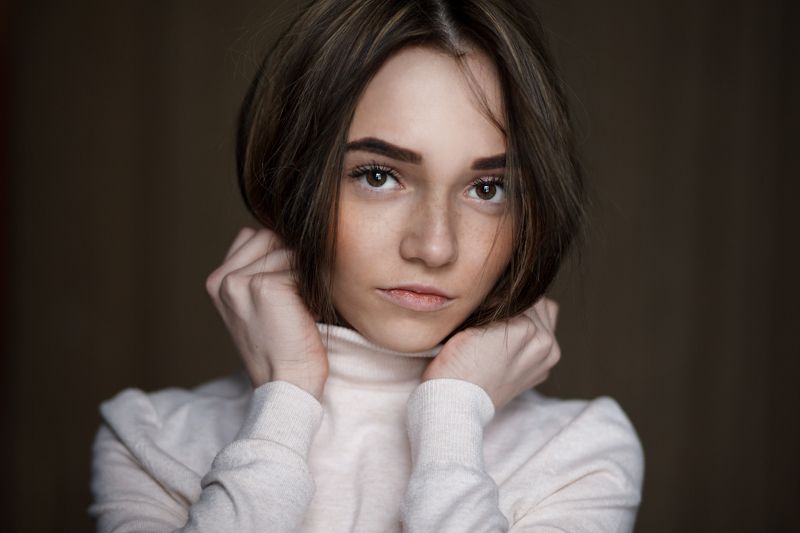девушка, 2017, портрет, portrait, глаза, прическа, pretty Valeriaphoto preview