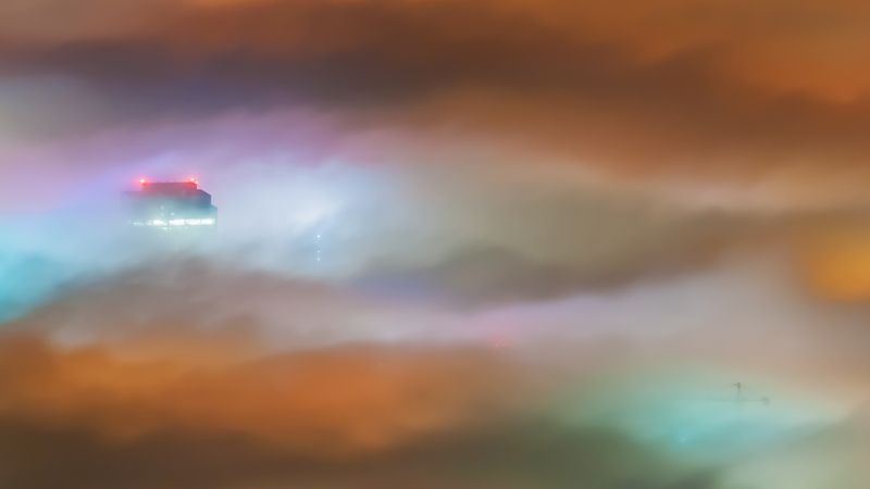 fog, foggy, cisy, landscape, misty, colors, night, light Mysticallyphoto preview