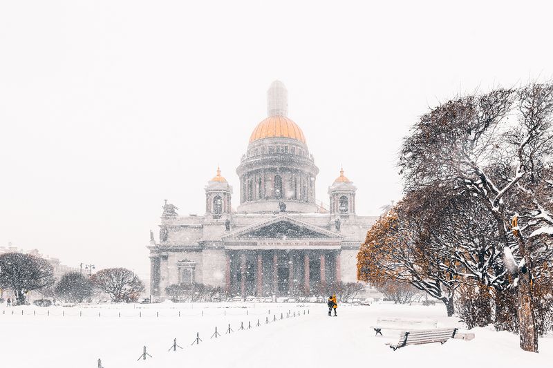 spring, russia, snow, спб, весна, снег, city, sky, небо, город, архитектура Санкт-Петербургphoto preview
