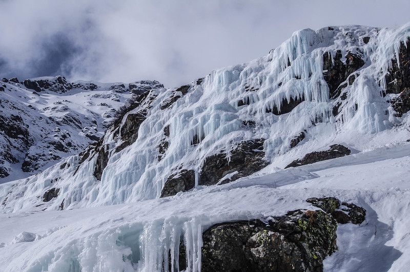 архыз, кавказ, водопад, гудовцов,  Ледовый мысphoto preview