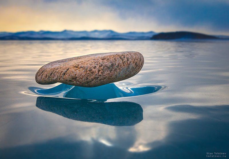 байкал, малое море, ольхон, лед, зима, Застывшие в полетеphoto preview