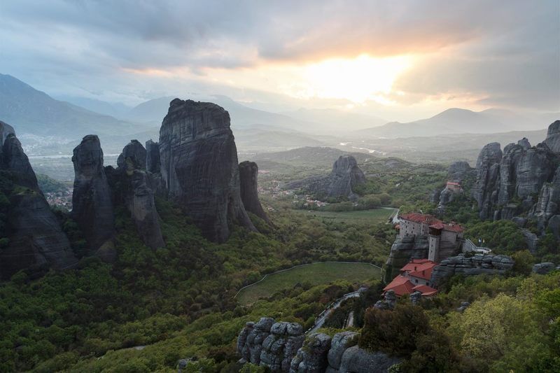 Greece Meteora Греция Метеоры монастырь  347743photo preview