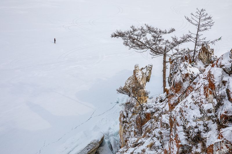 Байкал, лед, Ольхон Противостояниеphoto preview