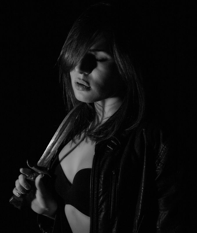 девушка, модель, портрет, портрет девушки, красотка, художественный портрет, черно-белое, черное-белое фото, чб, girl, model, beauty, art portrait, color, black and white, black and white photo, bw Маринаphoto preview