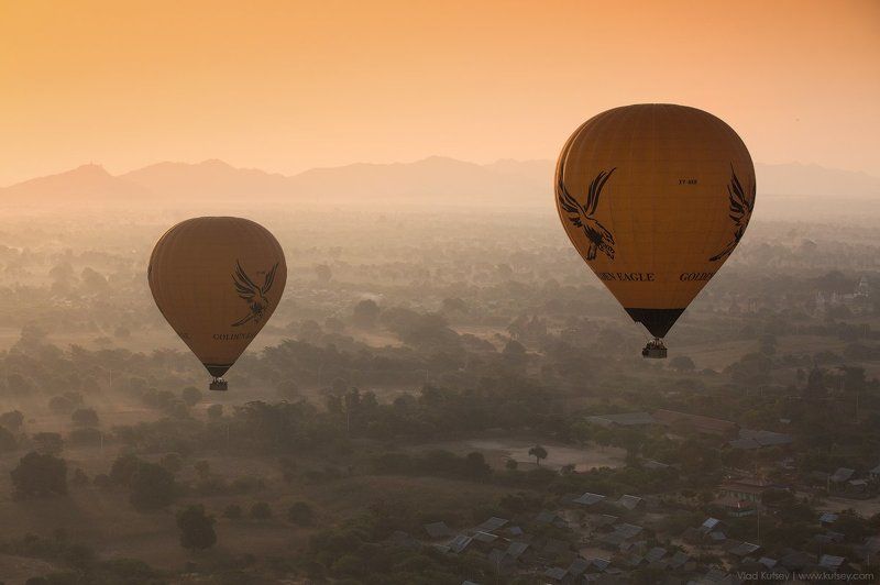 бирма, баган, мьянма, шары, высота, утро, рассвет, паган, воздушныйшар, myanmar, burma, pagan, bagan, balloons Полетphoto preview