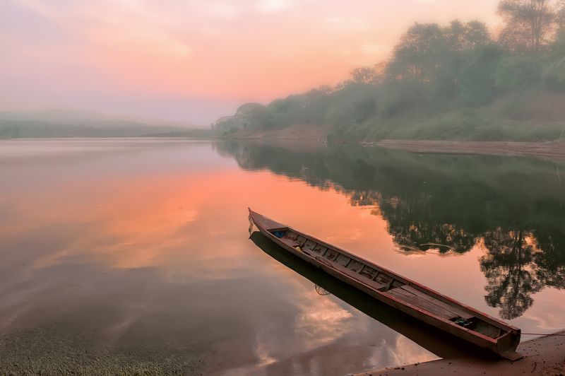 путешествие,пейзаж,рассвет,таиланд,лаос,пастель, Этот загадочный Исан.photo preview