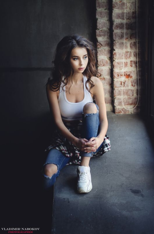 Портерт съемка студия  Анжелика photo preview