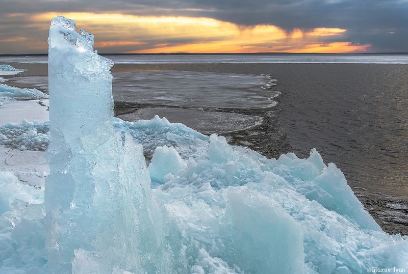 льды Нижегородской ГЭСphoto preview
