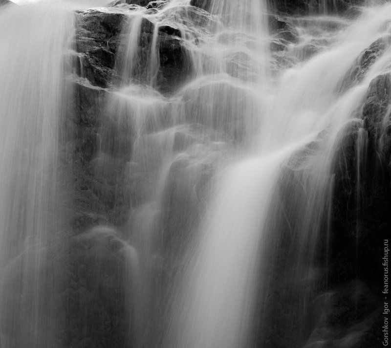 водопад,вода,струи,кавказ,чёрно-белое,чб,камни,горы,природа Водопадphoto preview