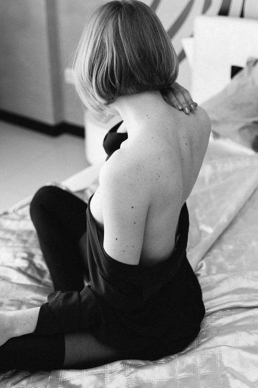 девушка, веснушки, спина, нежность, портрет, nikon Катяphoto preview