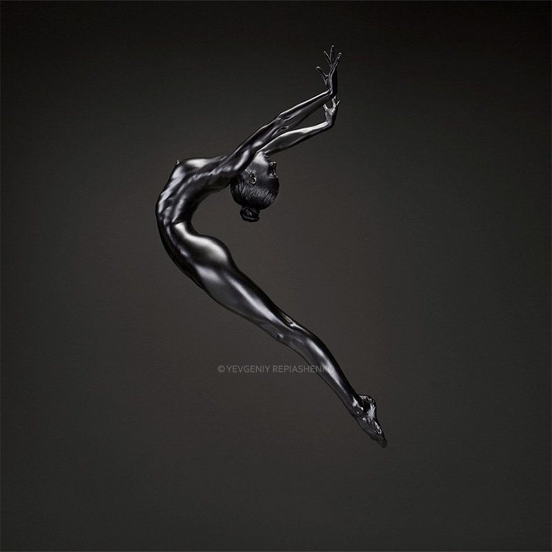 spirit, fine art, ballet, балет, гимнастика, choreography, хореография, ballerina, балерина, dance, танец, скульптура, dancer,  чб, bw, repiashenko, yevgeniy repiashenko, репяшенко, евгений репяшенко, painting, bodyart, бодиарт, silver, серебро, photo preview