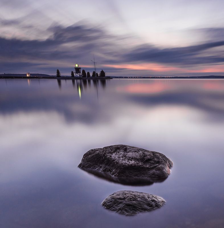 апрель 2017 сумерки минское море выдержка вечер гладь вода Безмятежностьphoto preview