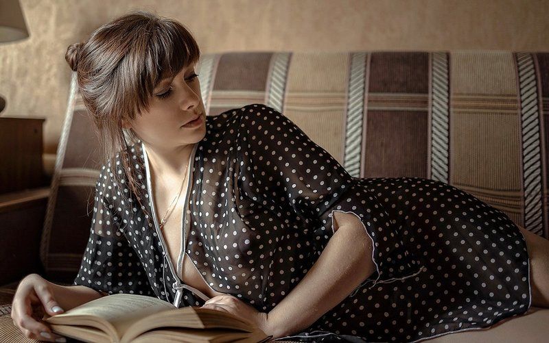 девочка,книга,35мм,nikon,взгляд,утро ***photo preview