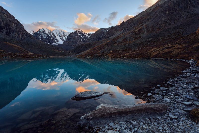 алтай,озеро,осень,золотая,горы,лиственница,вода Озеро Каракабак. Алтай.photo preview