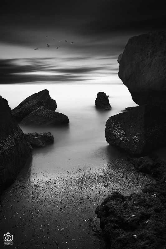 air,sky,fog,nature,sea,landscape,fineart,photography,canon,canon80d,canonphotography,life,live,longexposure,light,calm Rock And Water IIphoto preview