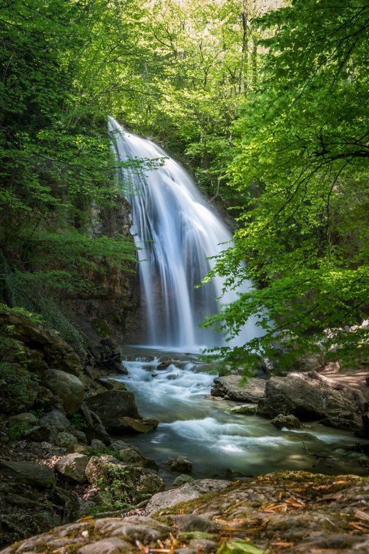 Джур-Джур,водопад,пейзаж,природа Весенний Джур-джурphoto preview