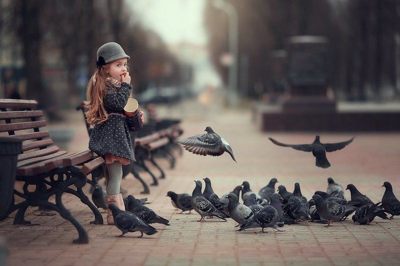 Покормим голубей:)photo preview