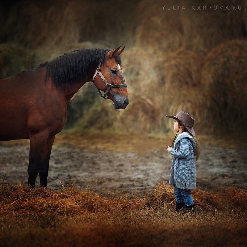 child, kid, childhood, horse, cowboy ***photo preview