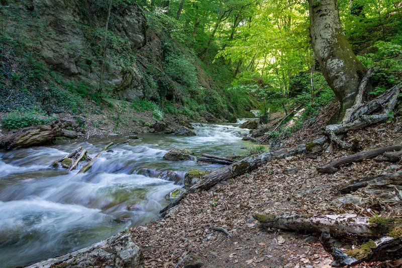 крым, водопад, природа, пейзаж, река Река Улу-Узеньphoto preview