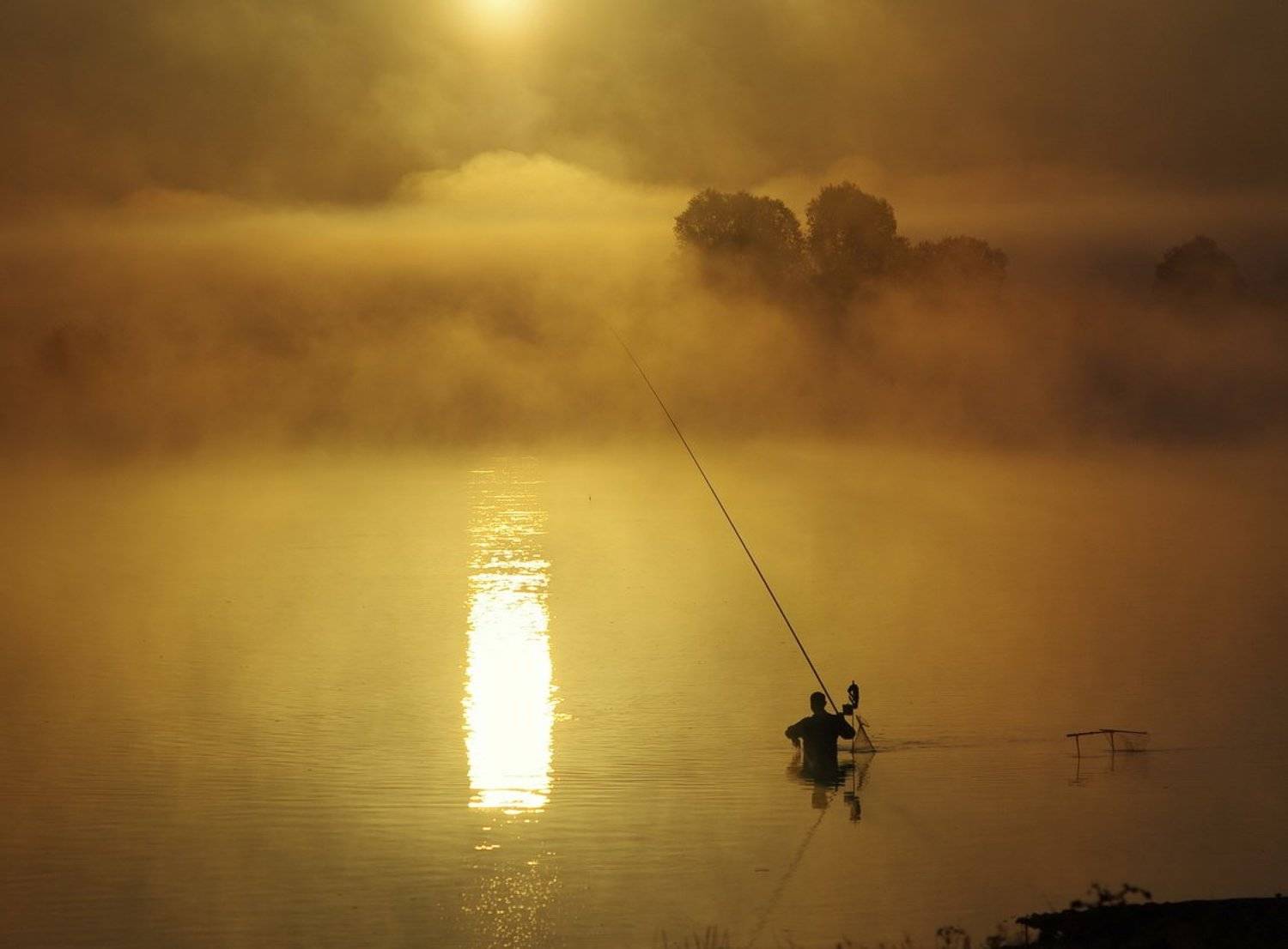рассвет, рыбак, туман, река, солнце, пейзаж, свет, беларусь, morning, fog, river, landscape, fishman, light, belarus, Сергей Шляга