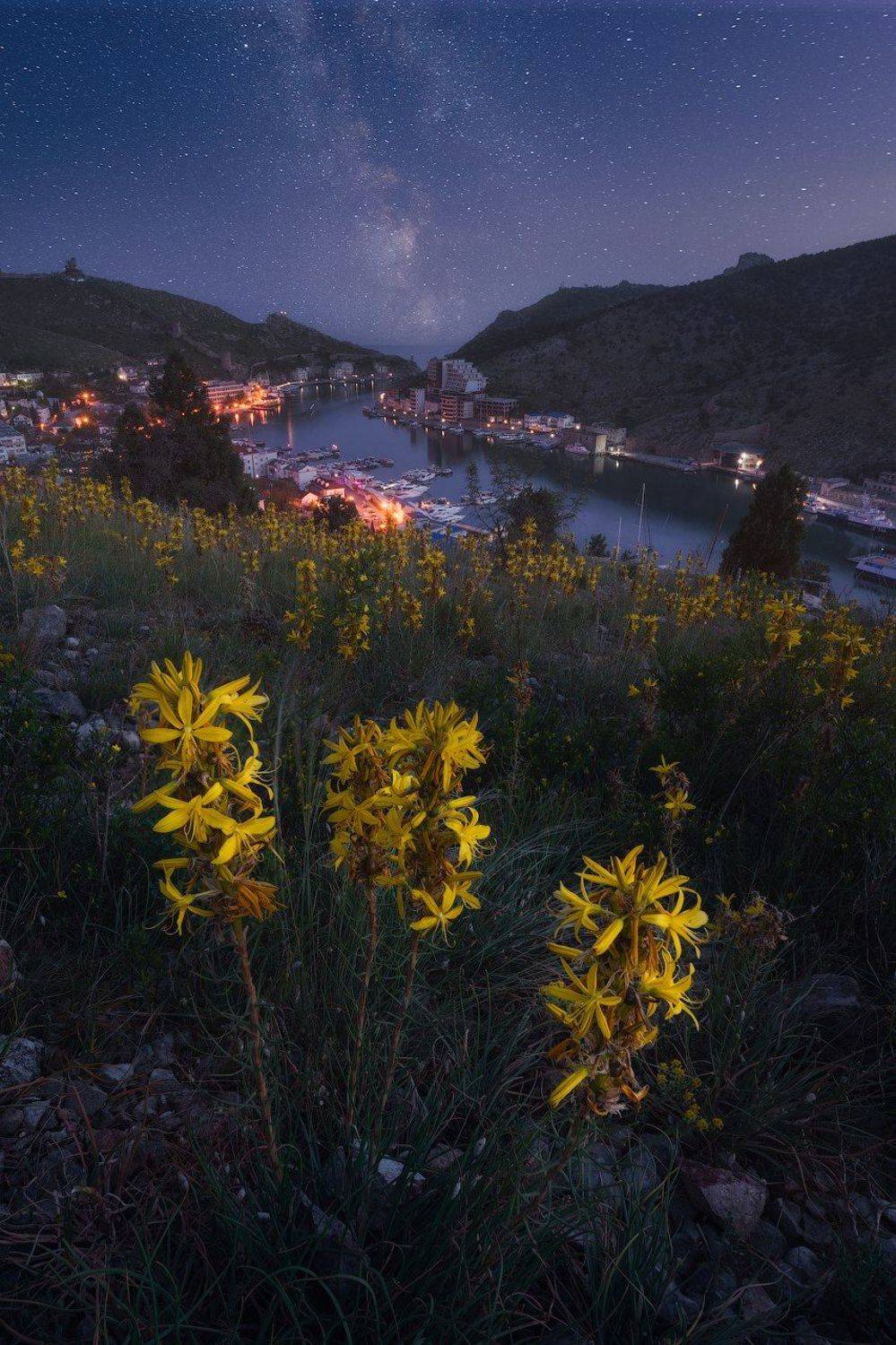 крым, природа, россия, путешествия, горы, море, пейзаж, цветы, весна, звезды, ночь, балаклава, Лузанов Вячеслав