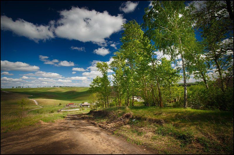 Деревенская дорогаphoto preview