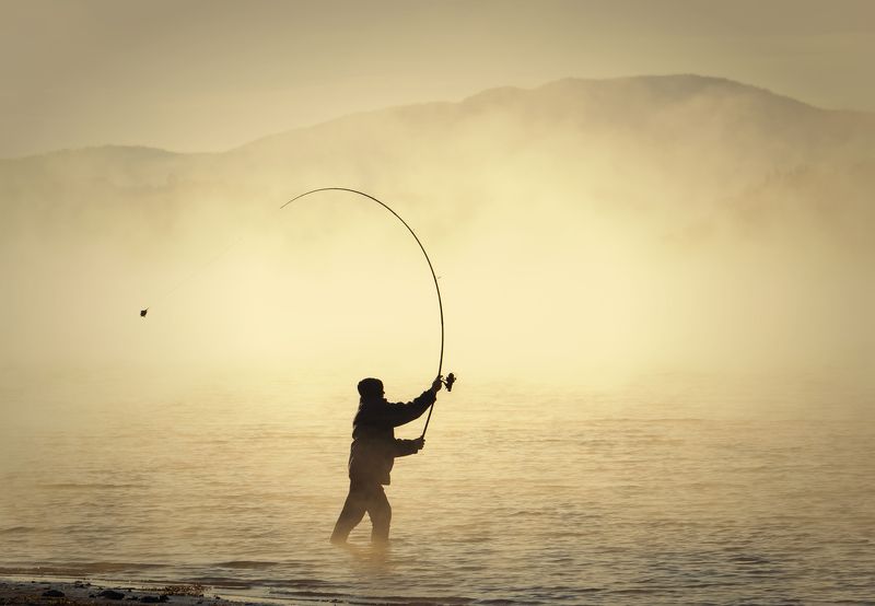 болгария, пейзаж, озеро, восход солнца, туман, landscape, fishing, carp, autumn,people, casting, sunrise Fishingphoto preview