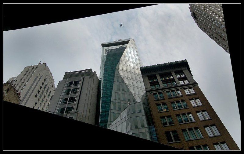 америка, нью-йорк, небо, самолет, 11 сентября, небоскребы Нью-Йорк. После событийphoto preview